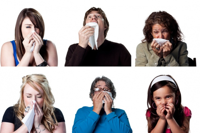 Rhinitis aus der Erkältung