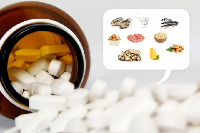 Tabletten von Vitamin B12